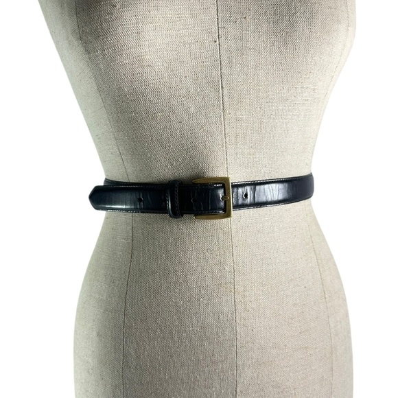 Genuine Vintage COACH 5934 Polished Cowhide Leather Belt Unisex 36